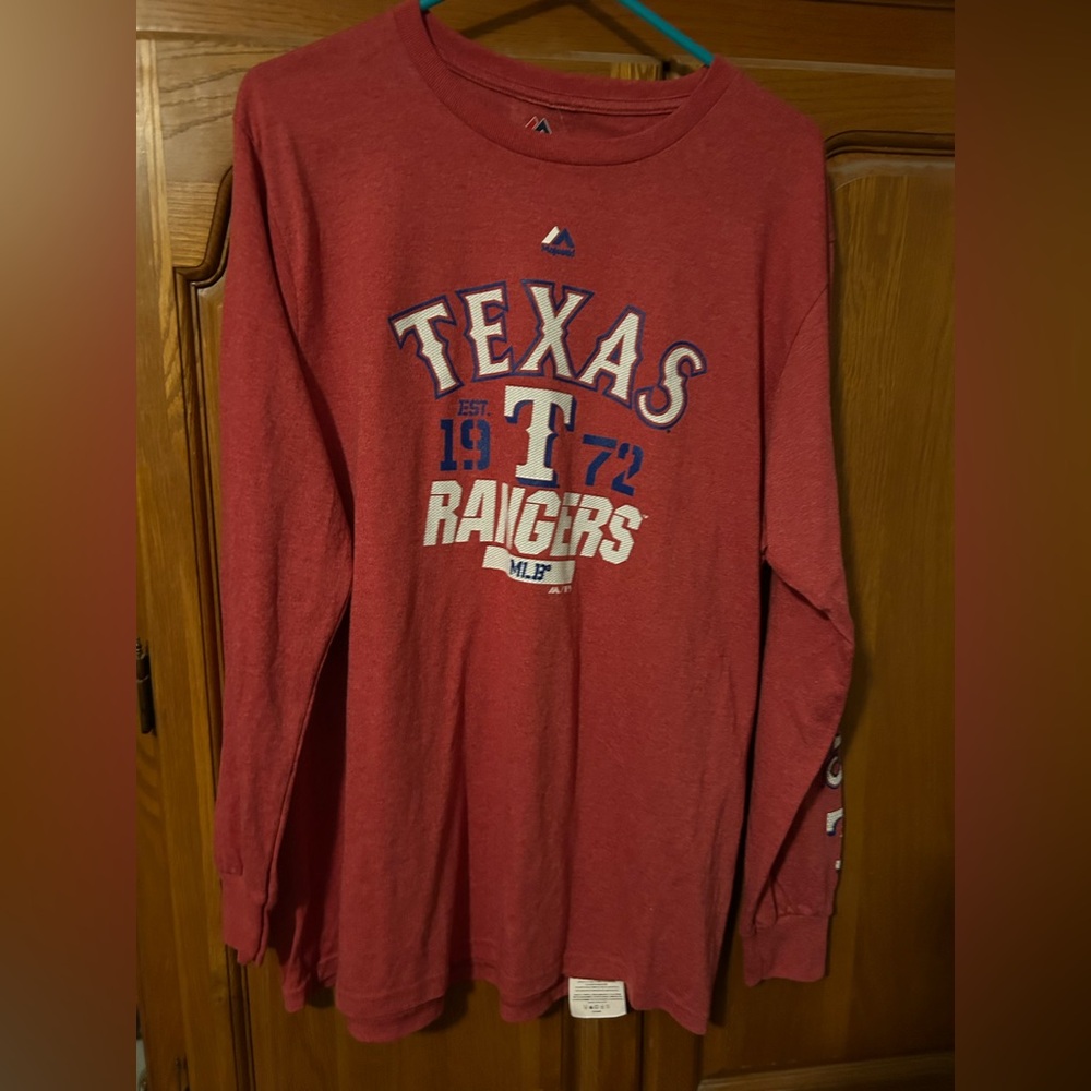 NWT Texas Rangers MLB  Long Sleeve Shirt size XL by VF Imagewear